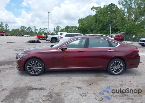 2016 Hyundai Genesis 3.8 z USA, uszkodzony, nr VIN KMHGN4JE0GU107047